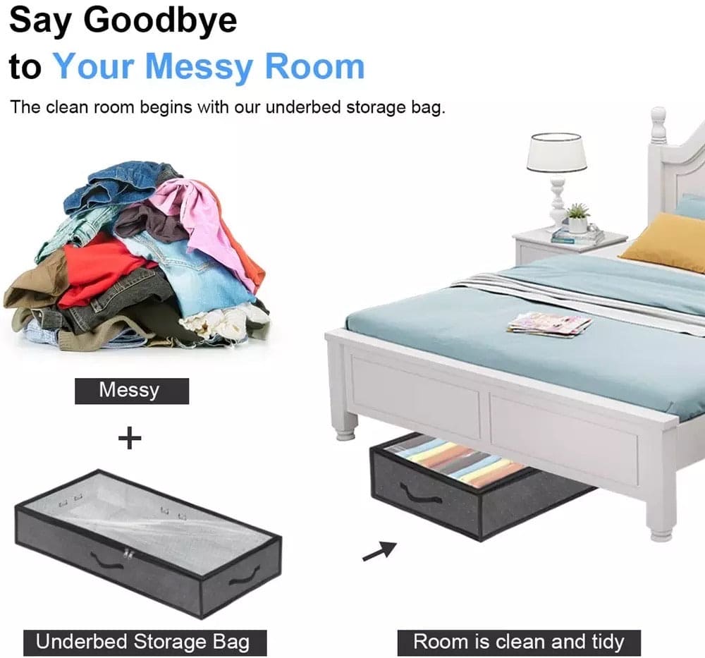 Underbed Storage Bags, Large Storage Bags, Comforters Containers, Storage Bags with Clear Windows Underbed Storage Bags, Large Storage Bags, Comforters Containers, Storage Bags with Clear Windows